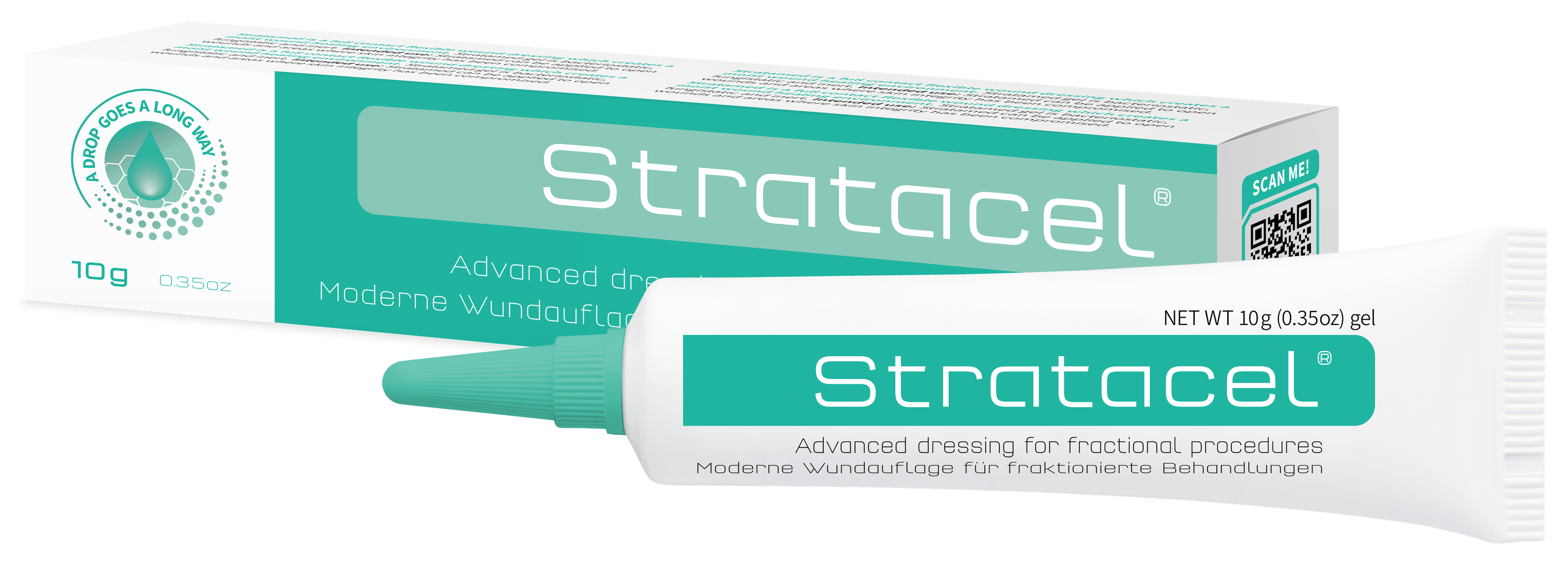 Stratacel 10 g box and tube